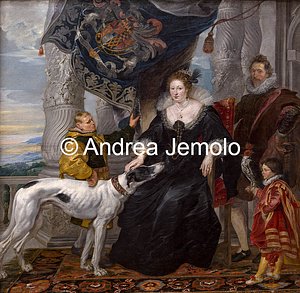 Alte Pinakothek Ritratto di Aletheia Talbot, Contessa Arundel, 262,5 x 266 cm | Andrea Jemolo