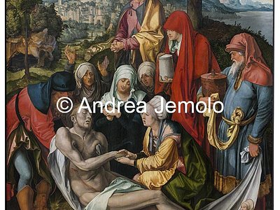 Alte Pinakothek Lamentation of Christ also known as Glimm Lamentation, 1500 | Andrea Jemolo