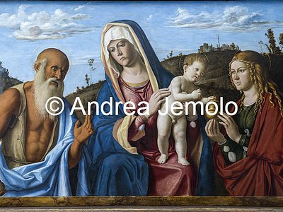 Alte Pinakothek Madonna con Bambino e Santi Maria Maddalena e Girolamo, 79,6 x 122,9 | Andrea Jemolo