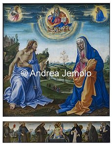 Alte Pinakothek L'intercessione di Cristo e Maria, 158,7 x 148,8 cm | Andrea Jemolo