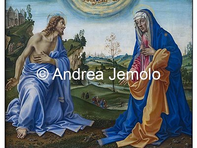Alte Pinakothek L'intercessione di Cristo e Maria, 158,7 x 148,8 cm | Andrea Jemolo