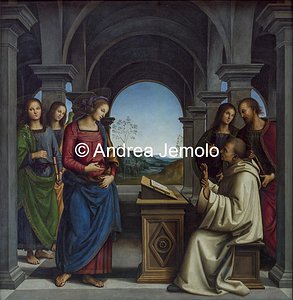 Alte Pinakothek Apparizione della Vergine a San Bernardo, 173 x 170,7 cm | Andrea Jemolo