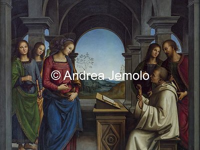 Alte Pinakothek Apparizione della Vergine a San Bernardo, 173 x 170,7 cm | Andrea Jemolo