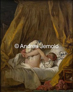 Alte Pinakothek Girl with a Little Dog, 194 x 75 cm | Andrea Jemolo