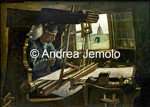 Neue Pinakothek Il tessitore, 80,5 x 100 cm | Andrea Jemolo