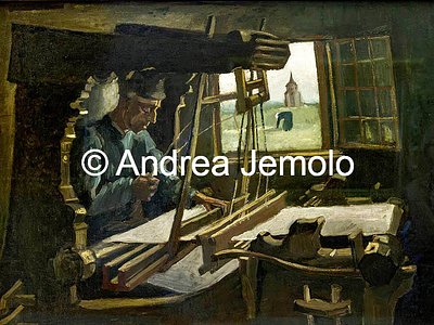 Neue Pinakothek Il tessitore, 80,5 x 100 cm | Andrea Jemolo