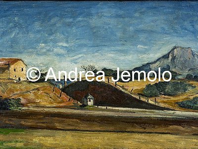 Neue Pinakothek La Tranchée du chemin de fer, 80,4 x 129,4 cm | Andrea Jemolo