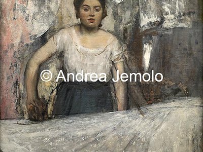 Neue Pinakothek Donna che stira, 92.5 x 73.5 cm | Andrea Jemolo