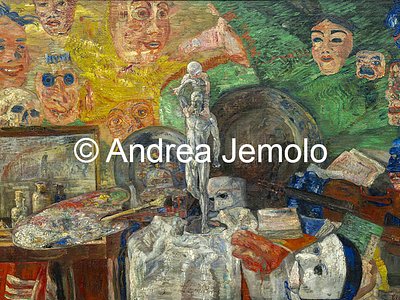 Neue Pinakothek Still Life in the Studio, 83 x 113.5 cm | Andrea Jemolo