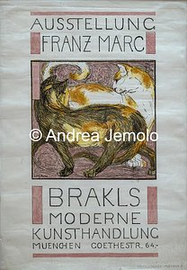 Lenbachhaus Locandina per una mostra dello stesso Franz Marc | Andrea Jemolo