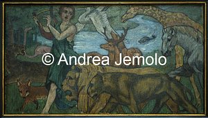 Lenbachhaus Orfeo con gli animali, progetto per un arazzo | Andrea Jemolo