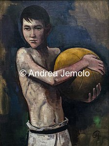 Pinakothek der Moderne  Ragazzo con palla | Andrea Jemolo
