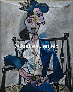 Pinakothek der Moderne  Femme assise au fauteuil: Dora Maar | Andrea Jemolo