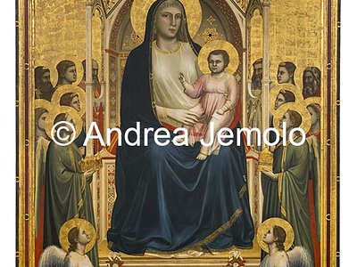 Uffizi Gallery Madonna and Child Enthroned with Angels and Saints (All Saints' Majesty) | Andrea Jemolo