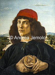 Uffizi Gallery Portrait of a Man with a Medal by Cosimo the Elder | Andrea Jemolo
