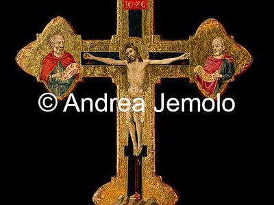 Gallerie degli Uffizi Cristo crocifisso, Isaia, Geremia, Agnus Dei (recto) | Andrea Jemolo