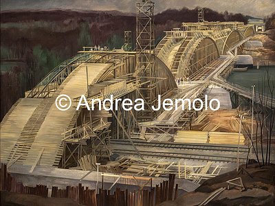 Pinakothek der Moderne  Ponte sul Danubio a Leipheim | Andrea Jemolo