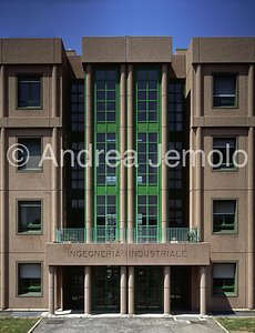 Facoltà di Ingegneria dell' università Tor Vergata Facciata - Sezione centrale | Andrea Jemolo