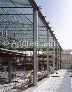 Ricostruzione della Serra Piacentini - Palazzo delle Esposizioni Pilastri in acciaio | Andrea Jemolo
