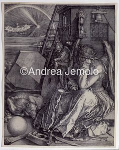 Melancolia I - Incisione a bulino  | Andrea Jemolo