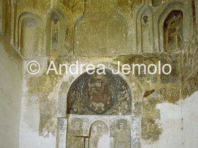 Abul-Seifein Cristo, Vergine e Apostoli - Affresco | Andrea Jemolo
