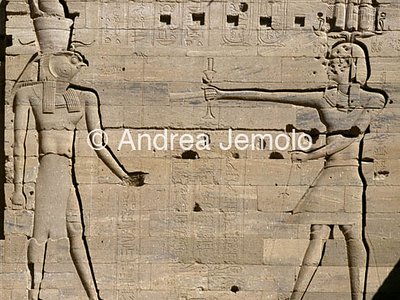 Temple of Iside Relief of Tolomeo XII and Horus | Andrea Jemolo