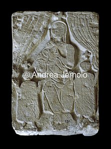 Museo copto Stele con Madonna e bambino | Andrea Jemolo