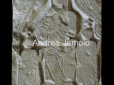 Museo copto Stele con Madonna e bambino | Andrea Jemolo