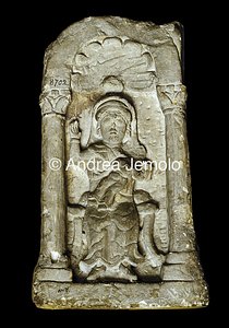 Museo copto Stele con Madonna e bambino | Andrea Jemolo