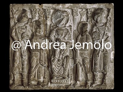 Museo copto Lastra con Vergine e Santi | Andrea Jemolo