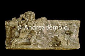 Museo copto Fregi con cavaliere | Andrea Jemolo
