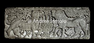 Museo copto Stele con leone e leonessa | Andrea Jemolo