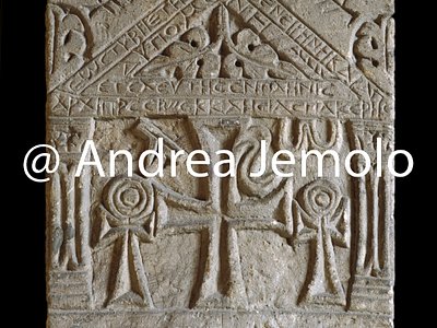 Coptic museum Fragments with sign Ankh | Andrea Jemolo