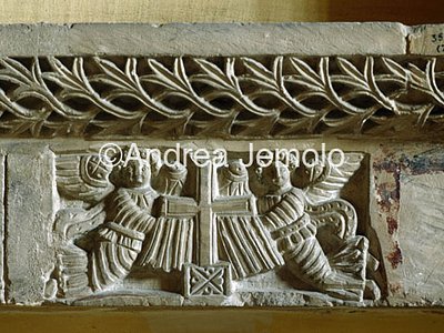 Coptic museum Frieze with Angels and Cross | Andrea Jemolo