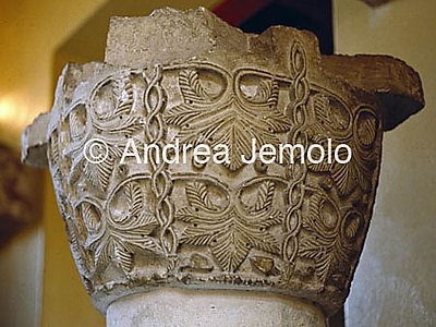 Coptic museum Capital with vine leaves | Andrea Jemolo