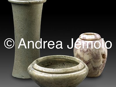 Egyptian museum Containers in stone | Andrea Jemolo