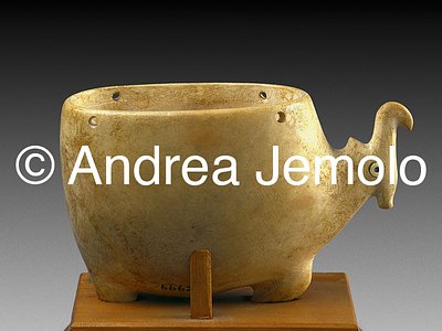 Egyptian museum Vase in form of antelope | Andrea Jemolo