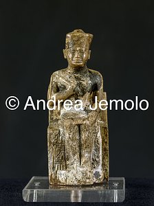 Egyptian museum Statuette of Khufu - Side, Abydos | Andrea Jemolo