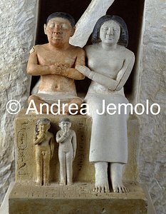 Egyptian museum Dwarf Seneb and his family, Giza | Andrea Jemolo