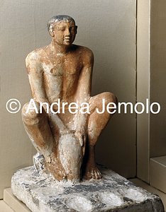 Egyptian museum Man making a jar with clay, Saqqara | Andrea Jemolo