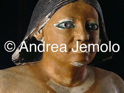 Egyptian museum Sat scribe - Detail, Saqqara | Andrea Jemolo
