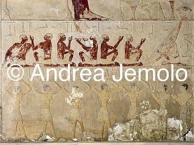 Egyptian museum Tomb of Nen-Khefeti-Kai, Relief with dancers and musicians, Saqqara | Andrea Jemolo