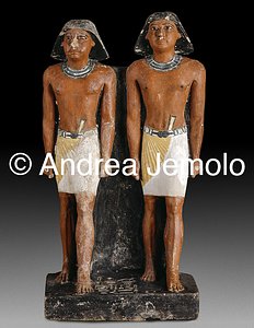 Museo Egizio Doppia statua di Nimaatsed, Saqqara | Andrea Jemolo