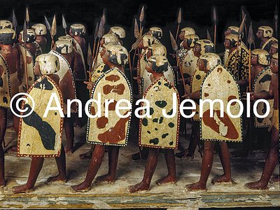 Egyptian museum Egyptian soldiers, Assiut | Andrea Jemolo