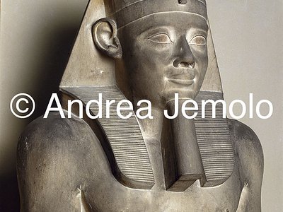 Egyptian museum Sesostris I - detail of the head, Lisht | Andrea Jemolo