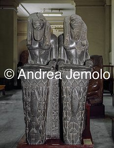 Museo Egizio Doppia statua di Amenemhat come dio Nilo, Tanis | Andrea Jemolo