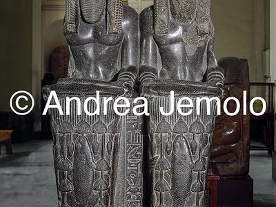 Egyptian museum Double statue of Amenemhat as Nile god, Tanis | Andrea Jemolo