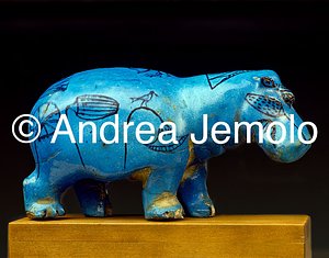 Museo Egizio Ippopotamo in faience | Andrea Jemolo