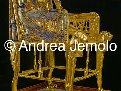 Egyptian museum Throne of Tutankhamen, Thebes | Andrea Jemolo