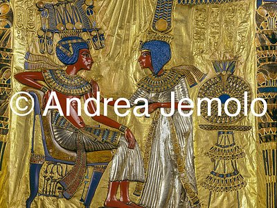Egyptian museum Throne of Tutankhamen - Detail, Thebes | Andrea Jemolo